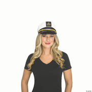 adults-white-black-gold-polyester-skipper-hat-costume-accessory