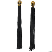 metal-skull-tassel-earrings