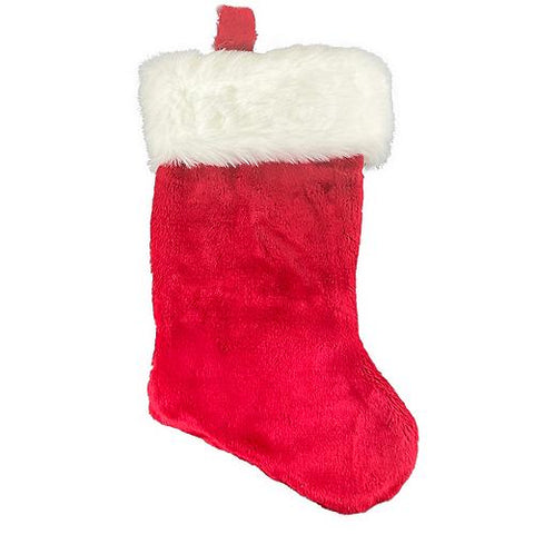 18" Santa Stocking | Horror-Shop.com