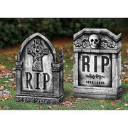 photo-realistic-tombstone-cross-skull-set