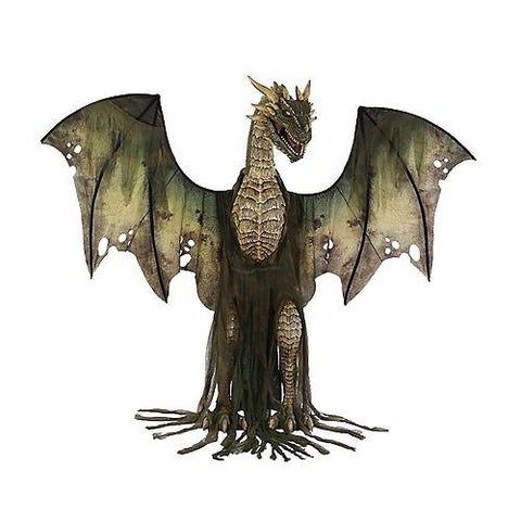 Animated 7 Ft  Dark Forest Dragon
