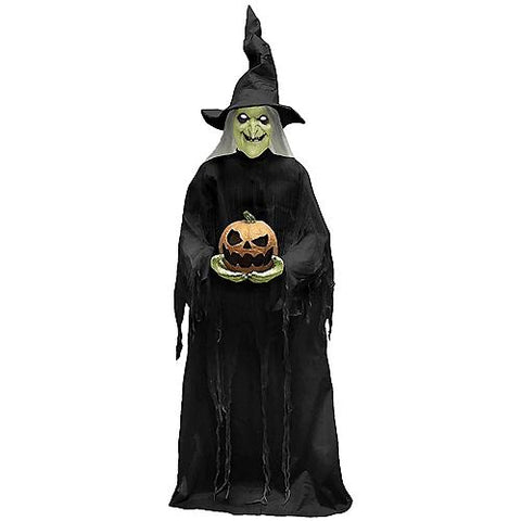 7' Ghost Witch Animated Prop