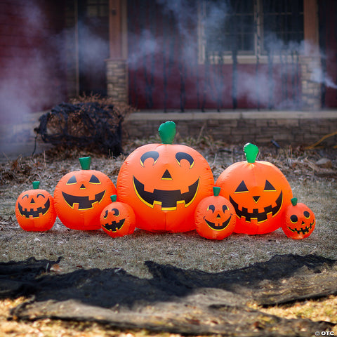 Pumpkin Patch 8.5' Long Inflatable | Horror-Shop.com