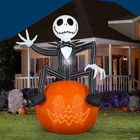 Lightshow Airblown Jack Skellington Inflatable | Horror-Shop.com