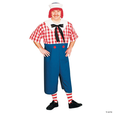 Adults Raggedy Andy Costume - Standard