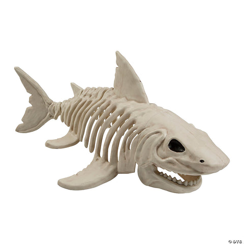 12" Plastic Shark Skeleton Halloween Tabletop Decoration | Horror-Shop.com