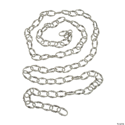 12 Ft. Grey Plastic Bone Link Chain Halloween Decoration | Horror-Shop.com