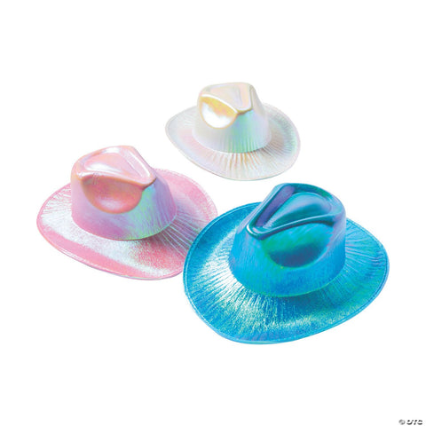 Adults Iridescent Cowboy Hats