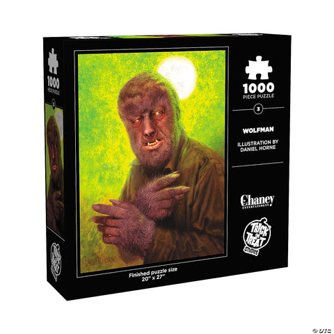 20" x 27" The Wolf Man™ (1941) 1000 Piece  Jigsaw Puzzle | Horror-Shop.com