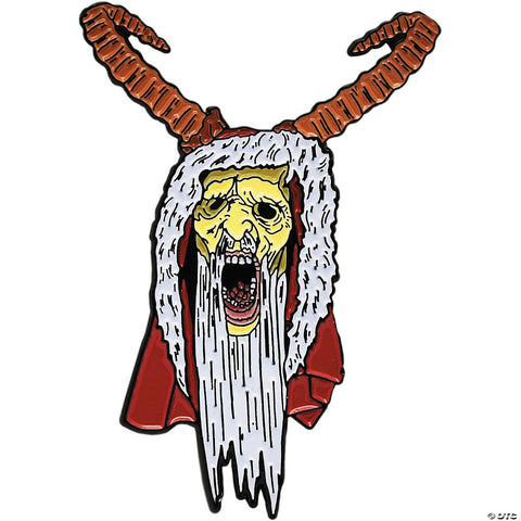 2" Krampus™ Krampus Character Face Full-Color Enamel Pin