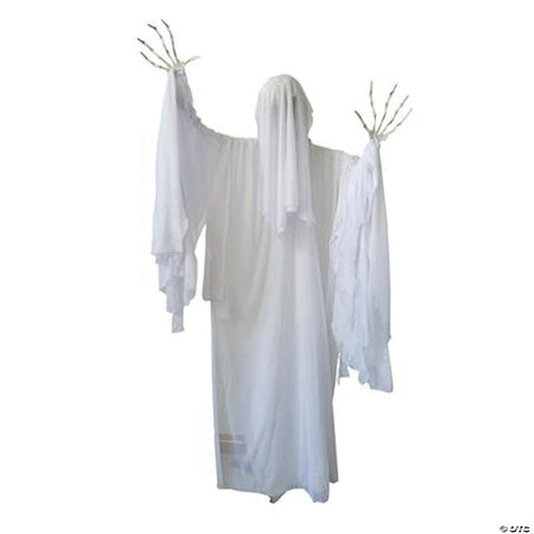 55" x 65 1/2" Standing Animated Skeleton Ghost Halloween Decoration