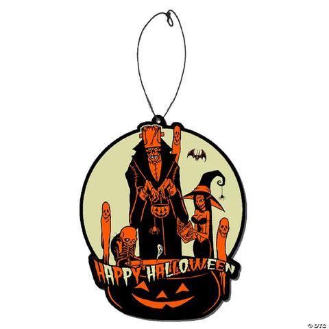 3 1/2" Toxictoons™ Happy Halloween Vanilla Fear Freshener