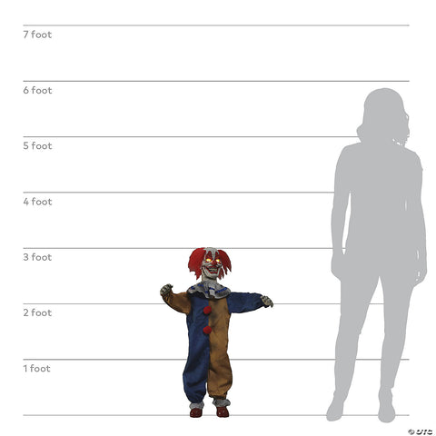 36" Little Top Clown Animated Prop | Horror-Shop.com