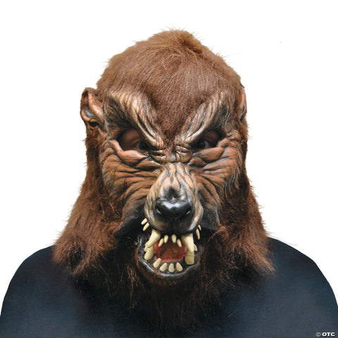 Latex Adults Howl O Ween Werewolf Mask