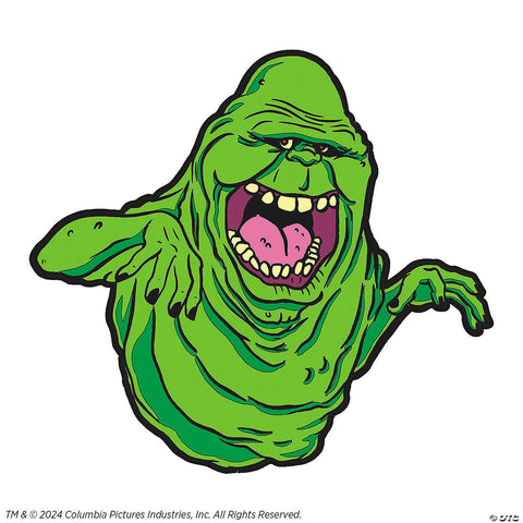 1 3/4" Ghostbusters™ Slimer Glow-in-the-Dark Enamel Pin