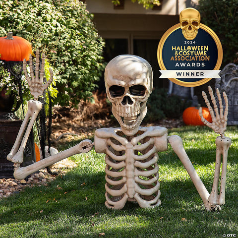 4 Ft. Posable Skeleton Grave Breaker™ Halloween Decoration | Horror-Shop.com