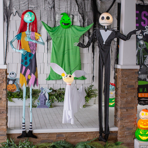 52" The Nightmare Before Christmas™ Light-Up Oogie Boogie Halloween Decoration with Sound | Horror-Shop.com