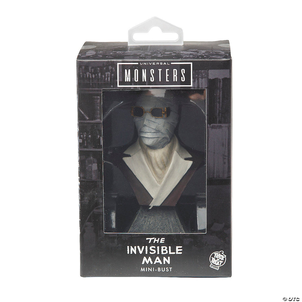 Miniature Invisible Men Universal Classic Monsters The Invisible Man Mini Bust Halloween Decor