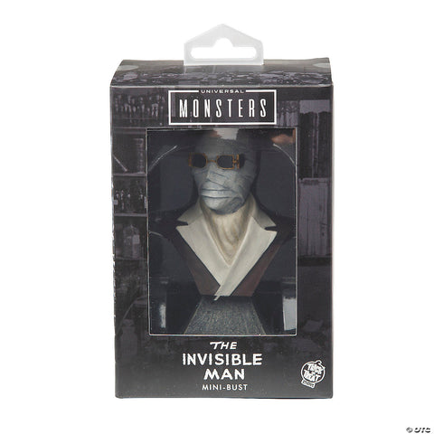 Universal Classic Monsters The Invisible Man Mini Bust Halloween Decoration