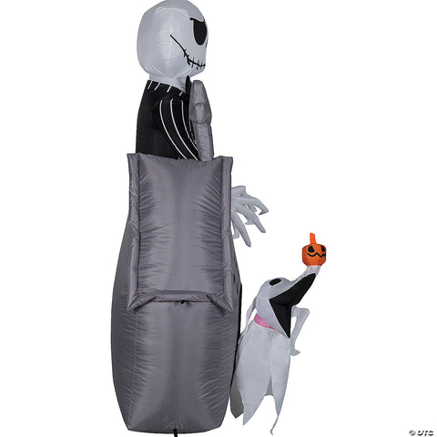 5' Airblown Jack & Zero House - Medium | Horror-Shop.com