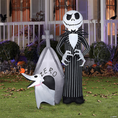 5' Airblown Jack & Zero House - Medium | Horror-Shop.com