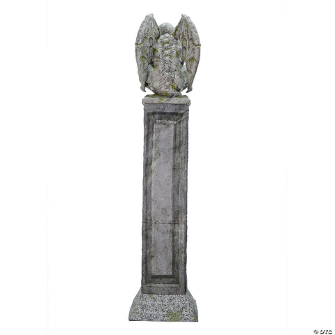 8 Ft. Animated Oversized Gargoyle Pillar Halloween Decoration | Horror-Shop.com