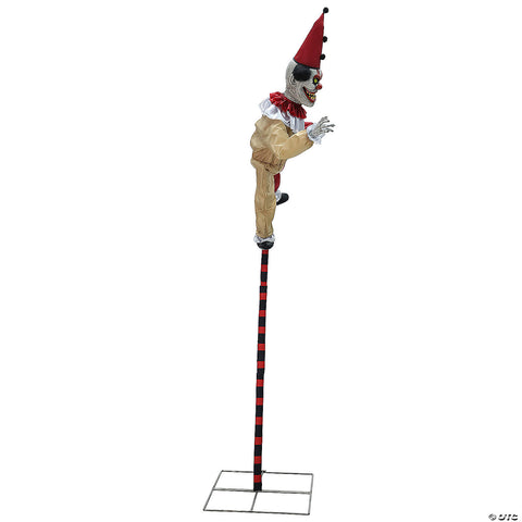 96" Sideshow Balancing Clown Animated Halloween Prop | Horror-Shop.com