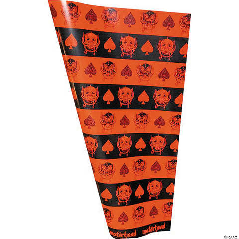 96" x 30" Wrapped in Terror Motörhead Ace of Spades Wrapping Paper
