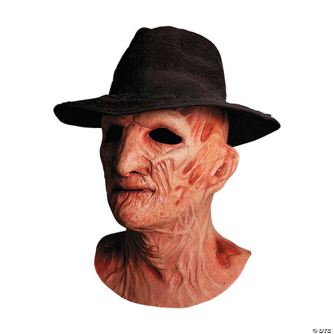 A Nightmare on Elm Street 2: Freddy's Revenge™ Deluxe Freddy Krueger Mask with Fedora Hat | Horror-Shop.com