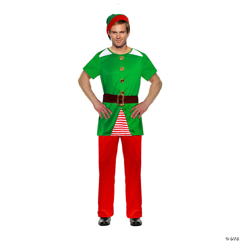 Adult’s Short Sleeve Elf Costume | Horror-Shop.com