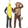 Banana & Monkey Couples Costume 