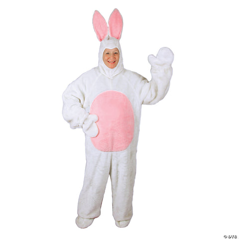 Adult  Easter Bunny Suit with Bunny Hood Costume - XL | Horror-Shop.com