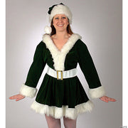 adult-women-s-green-velvet-perky-pixie-mrs-clause-dress-costume-large