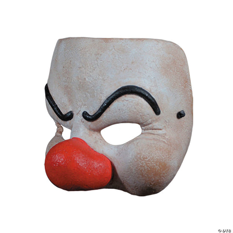 Adults A Clockwork Orange™ Dim Droog White, Black & Red Latex Half Mask | Horror-Shop.com