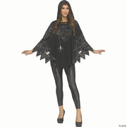 adults-black-white-polyester-classic-spider-web-poncho-costume-accessory