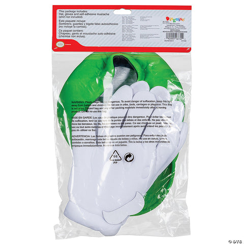 Adults Classic Elevated Super Mario Bros™ Luigi Costume Accessory Kit | Horror-Shop.com
