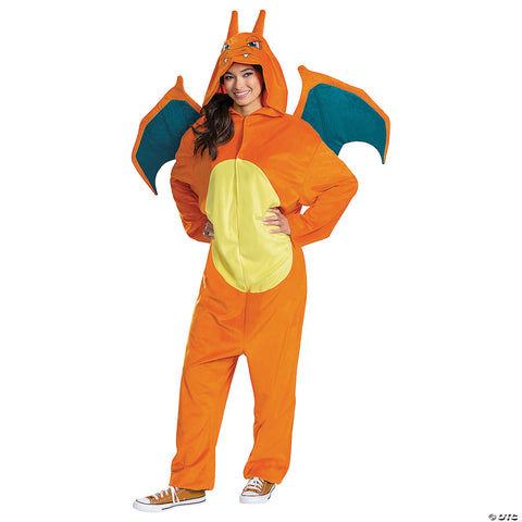 Adults Deluxe Pokémon Charizard Costume - Large/Ex Large | Horror-Shop.com