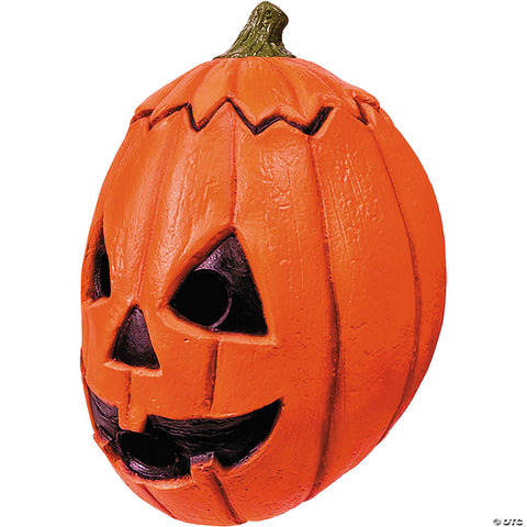 Adults Don Post Studios™ Halloween 3: Season of the Witch™ Orange Pumpkin Latex Mask | Horror-Shop.com