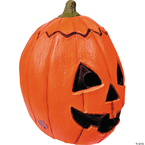 Adults Don Post Studios™ Halloween 3: Season of the Witch™ Orange Pumpkin Latex Mask | Horror-Shop.com