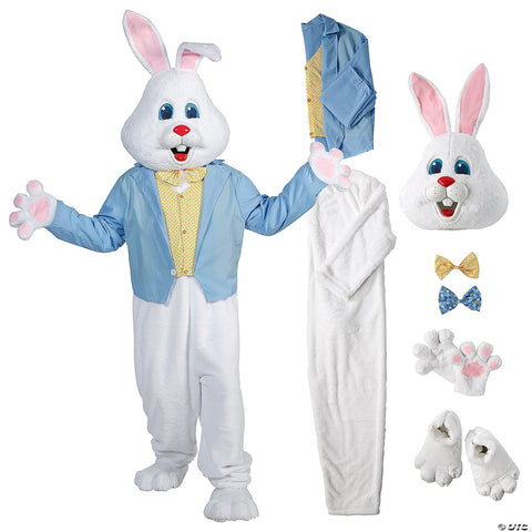 Easter Bunny with Blue Jacket and Yellow Faux Vest | Horror-Shop.com