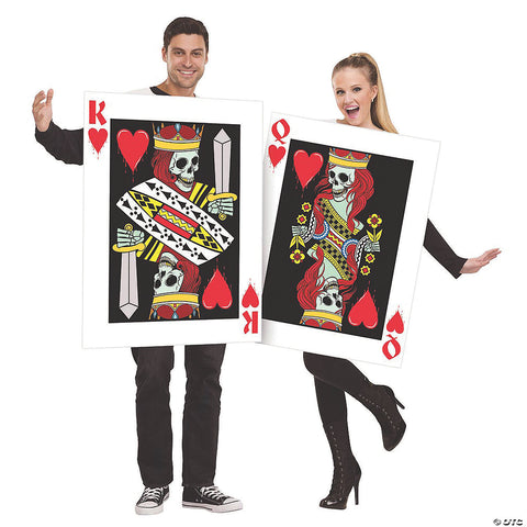 King & Queen of Hearts Couple Costume
