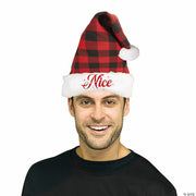 adults-nice-black-red-white-polyester-santa-hat-one-size