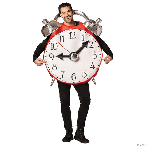 Adults Retro Alarm Clock with Bell Costume