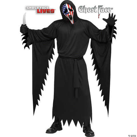 Ghost Face Patriotic Costume