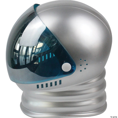 Helmet Space  Adult Silver with Reflective Visor OS | Horror-Shop.com