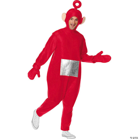 Adults Teletubbies™ Red Po Polyester Jumpsuit Costume -  42-44 | Horror-Shop.com