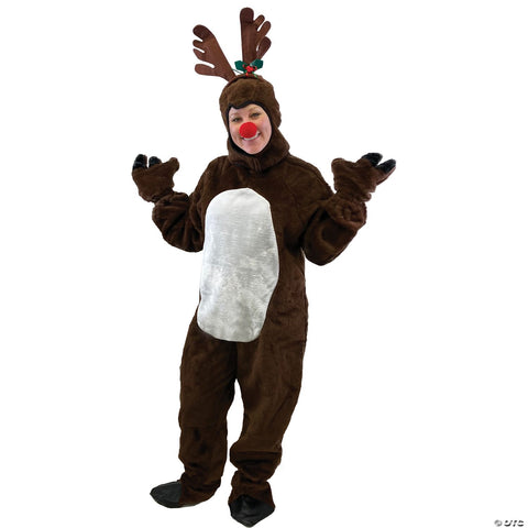 Adults Reindeer Costume with Hood - XL