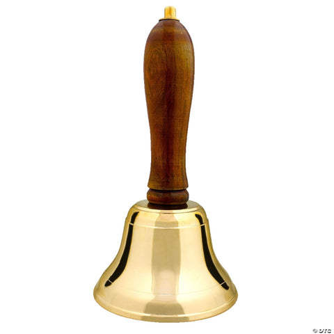 8" Christmas Brass Hand Bell