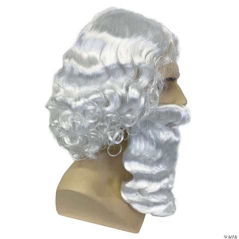 Santa Wig and Beard Set Bright White