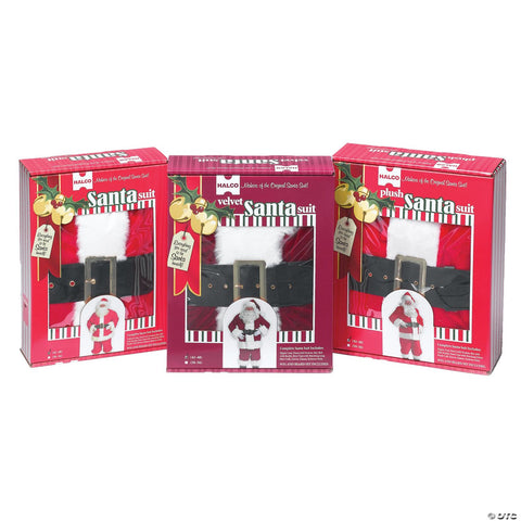 10-Piece Velveteen Santa Suit Set - LG